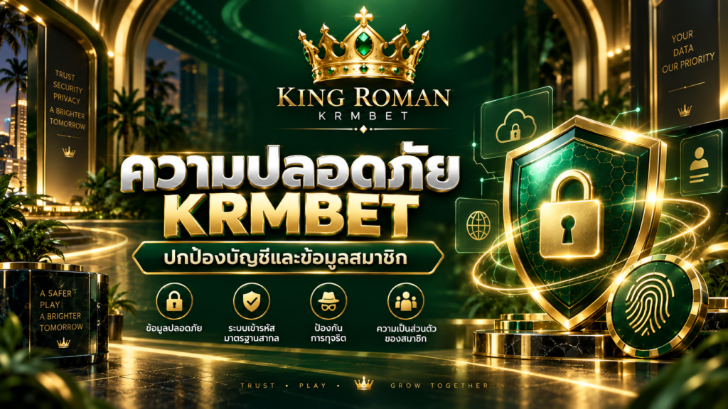 ความปลอดภัย KRMBET วิธีปกป้องบัญชีและข้อมูลสมาชิก